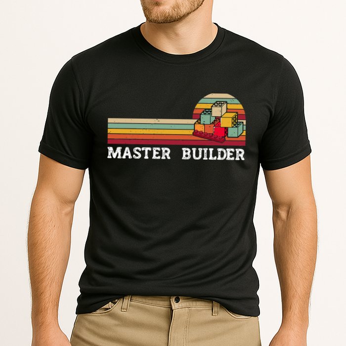Master Builder Cool Builder Building Blocks Set Toys Performance Shirt