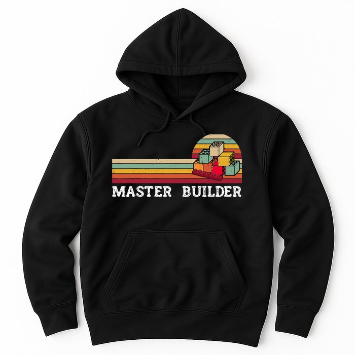 Master Builder Cool Builder Building Blocks Set Toys Hoodie