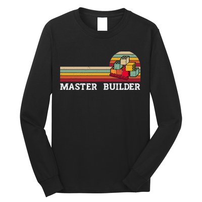 Master Builder Cool Builder Building Blocks Set Toys Long Sleeve Shirt