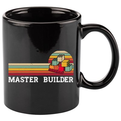 Master Builder Cool Builder Building Blocks Set Toys 11oz C Handle Ceramic Mug