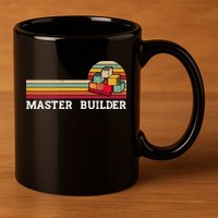Master Builder Cool Builder Building Blocks Set Toys 11oz C Handle Ceramic Mug