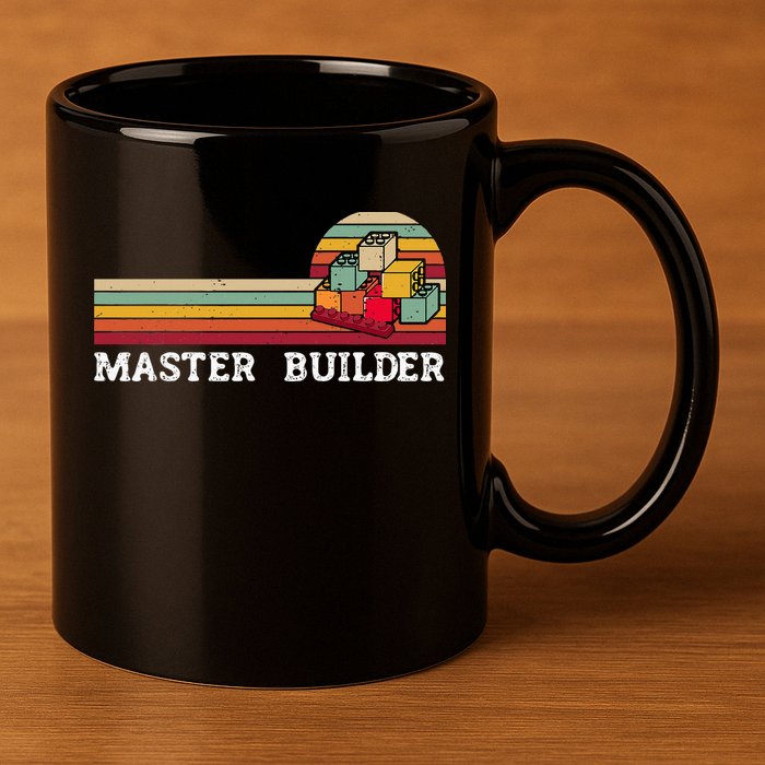Master Builder Cool Builder Building Blocks Set Toys 11oz C Handle Ceramic Mug