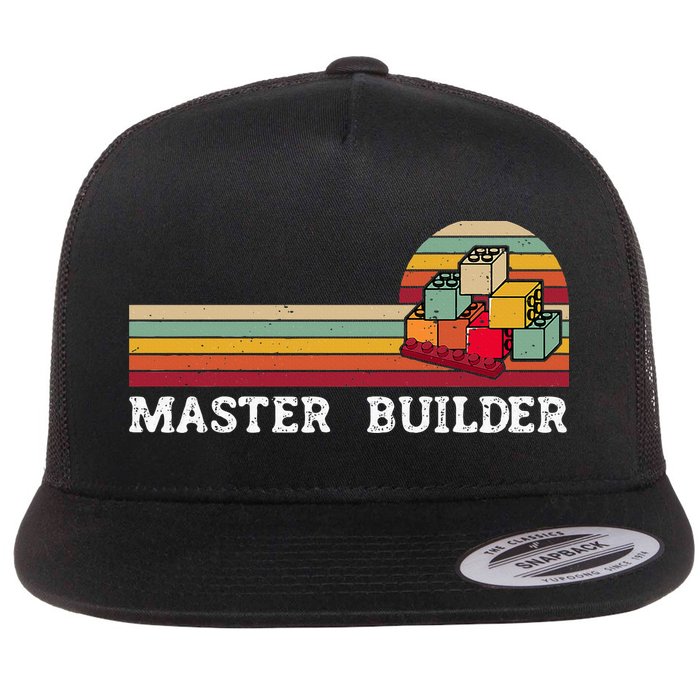Master Builder Cool Builder Building Blocks Set Toys Flatbill Hat
