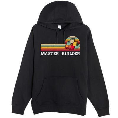 Master Builder Cool Builder Building Blocks Set Toys Premium Pullover Hoodie