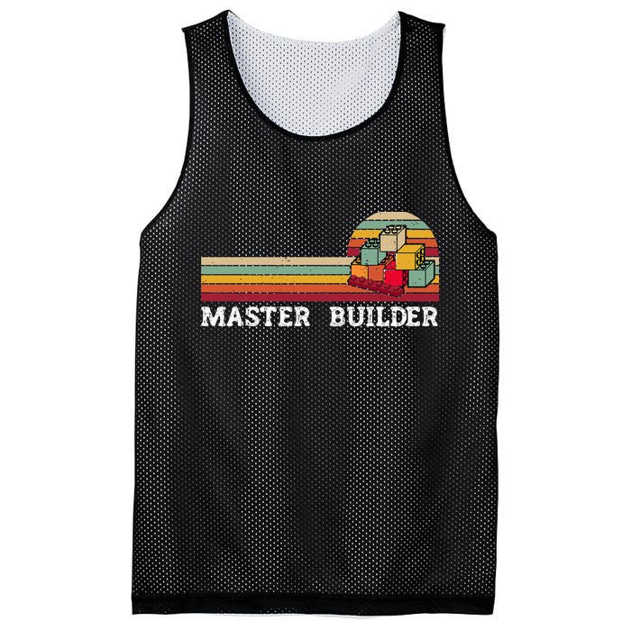 Master Builder Cool Builder Building Blocks Set Toys Mesh Reversible Basketball Jersey Tank