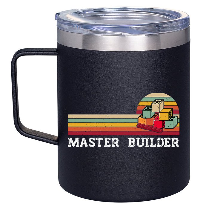 Master Builder Cool Builder Building Blocks Set Toys 12oz Stainless Steel Coffee Mug