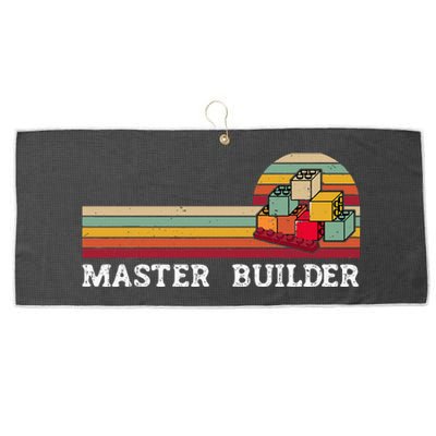 Master Builder Cool Builder Building Blocks Set Toys Large Microfiber Waffle Golf Towel