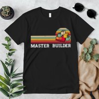 Master Builder Cool Builder Building Blocks Set Toys Premium T-Shirt