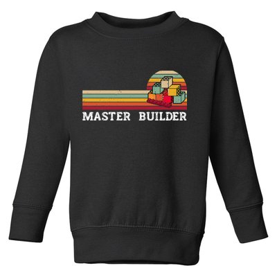 Master Builder Cool Builder Building Blocks Set Toys Toddler Sweatshirt