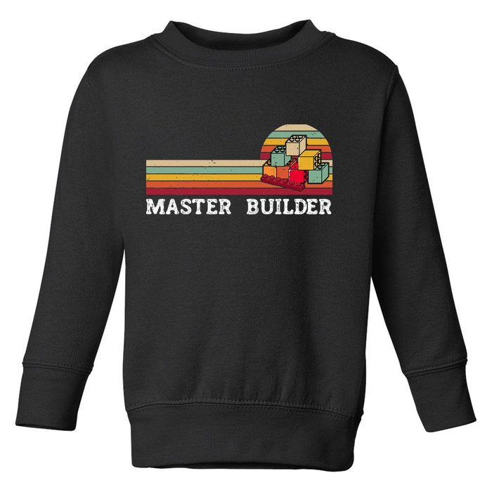 Master Builder Cool Builder Building Blocks Set Toys Toddler Sweatshirt