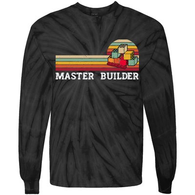 Master Builder Cool Builder Building Blocks Set Toys Tie-Dye Long Sleeve Shirt