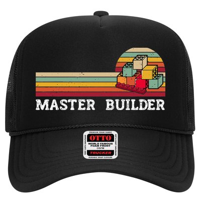 Master Builder Cool Builder Building Blocks Set Toys Trucker Hat
