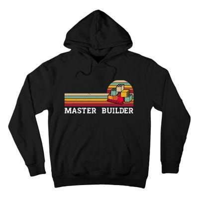 Master Builder Cool Builder Building Blocks Set Toys Tall Hoodie