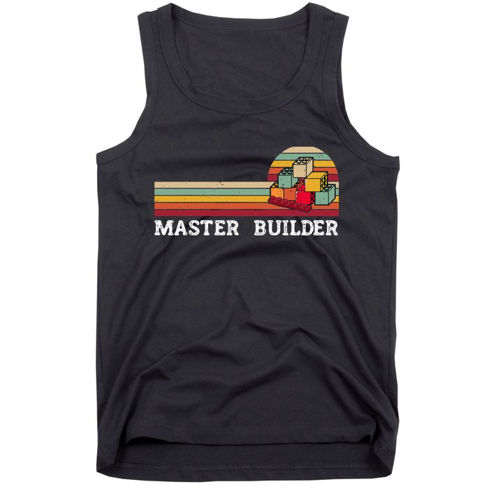 Master Builder Cool Builder Building Blocks Set Toys Tank Top