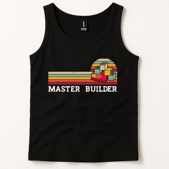 Master Builder Cool Builder Building Blocks Set Toys Tank Top