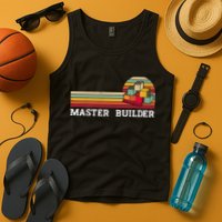 Master Builder Cool Builder Building Blocks Set Toys Tank Top