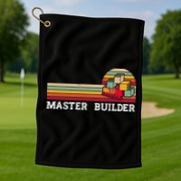 Master Builder Cool Builder Building Blocks Set Toys Golf Towel