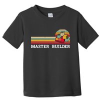 Master Builder Cool Builder Building Blocks Set Toys Toddler T-Shirt