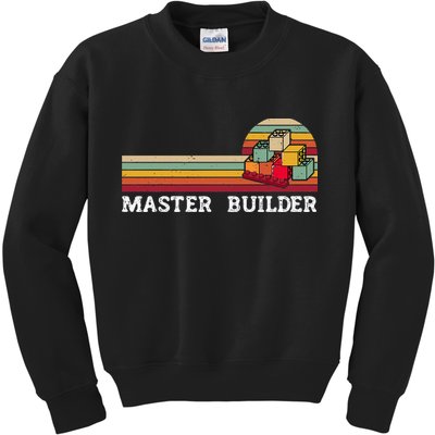 Master Builder Cool Builder Building Blocks Set Toys Kids Sweatshirt