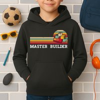 Master Builder Cool Builder Building Blocks Set Toys Kids Hoodie