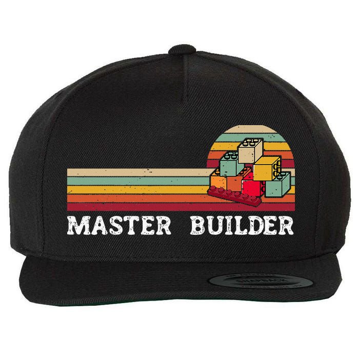 Master Builder Cool Builder Building Blocks Set Toys Wool Snapback Cap