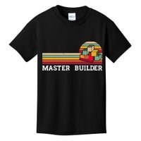 Master Builder Cool Builder Building Blocks Set Toys Kids T-Shirt