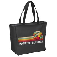 Master Builder Cool Builder Building Blocks Set Toys Zip Tote Bag