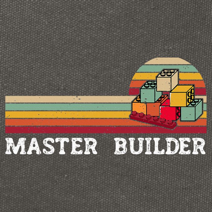 Master Builder Cool Builder Building Blocks Set Toys Cotton Canvas Backpack