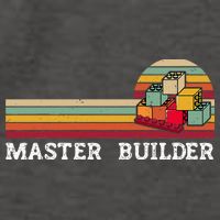 Master Builder Cool Builder Building Blocks Set Toys Vector Backpack