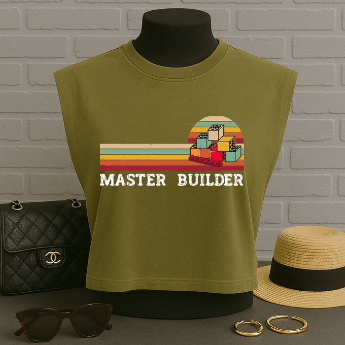 Master Builder Cool Builder Building Blocks Set Toys Garment-Dyed Women's Muscle Tee