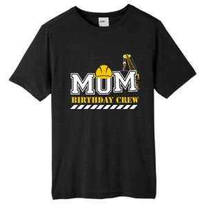 Mom Birthday Crew Construction Birthday Party Tall Fusion ChromaSoft Performance T-Shirt