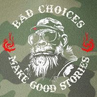 Monkey Bad Choices Make Good Stories Legacy Tie Dye Trucker Hat