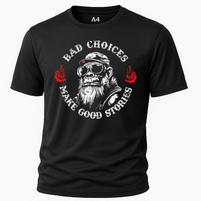 Monkey Bad Choices Make Good Stories Performance Shirt