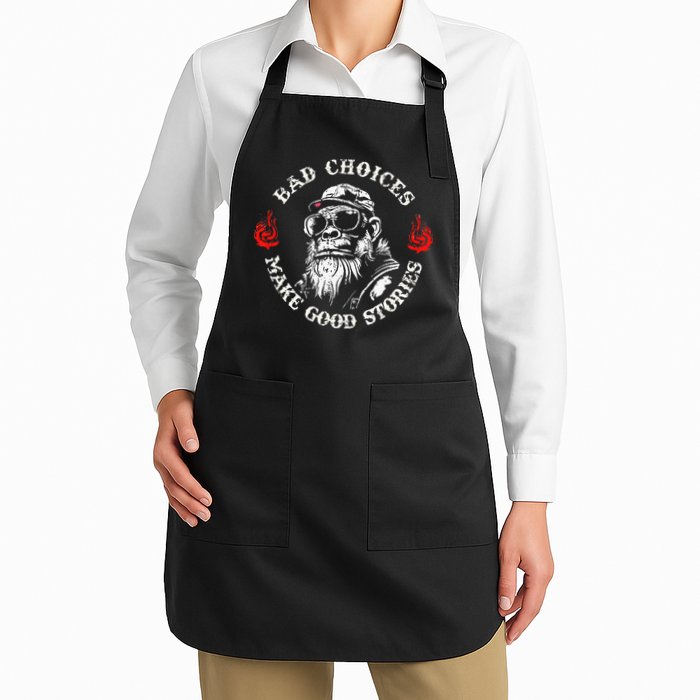 Monkey Bad Choices Make Good Stories Apron