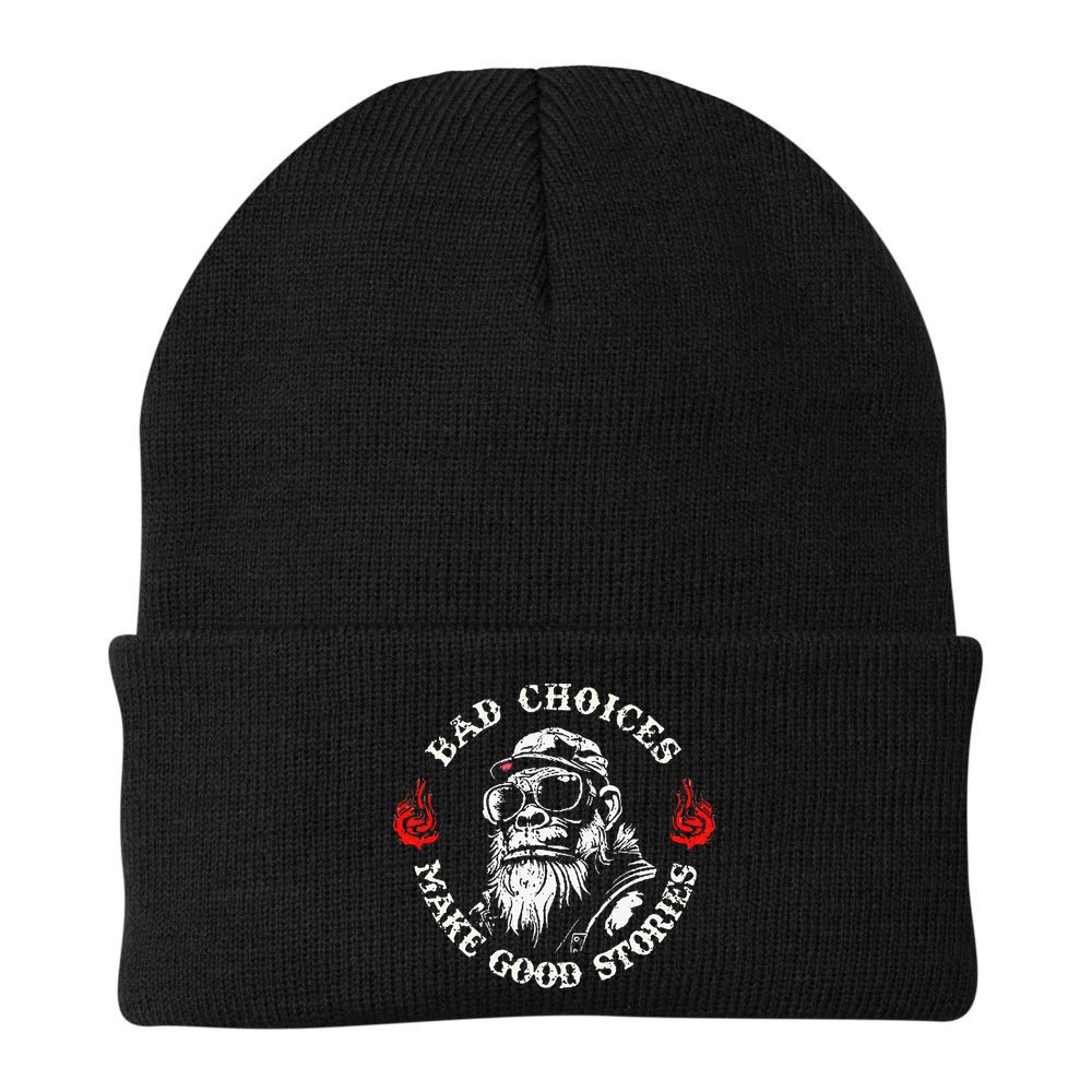 Monkey Bad Choices Make Good Stories Beanie