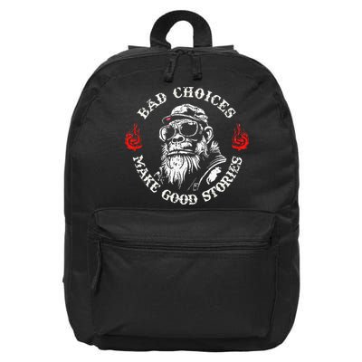 Monkey Bad Choices Make Good Stories 16 in Basic Backpack