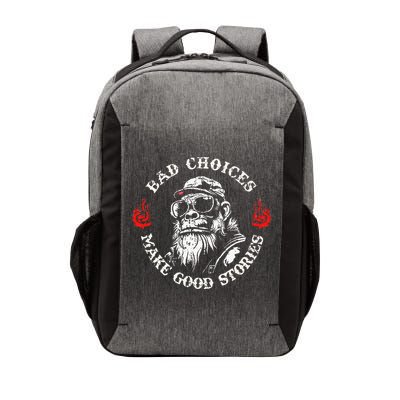 Monkey Bad Choices Make Good Stories Vector Backpack