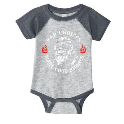 Monkey Bad Choices Make Good Stories Infant Baby Jersey Bodysuit