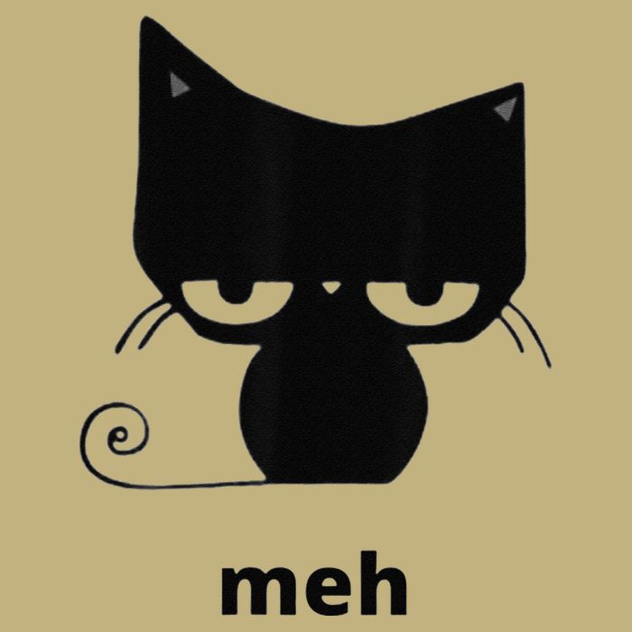 Meh Black Cat Funny Cooling Performance Crew T-Shirt