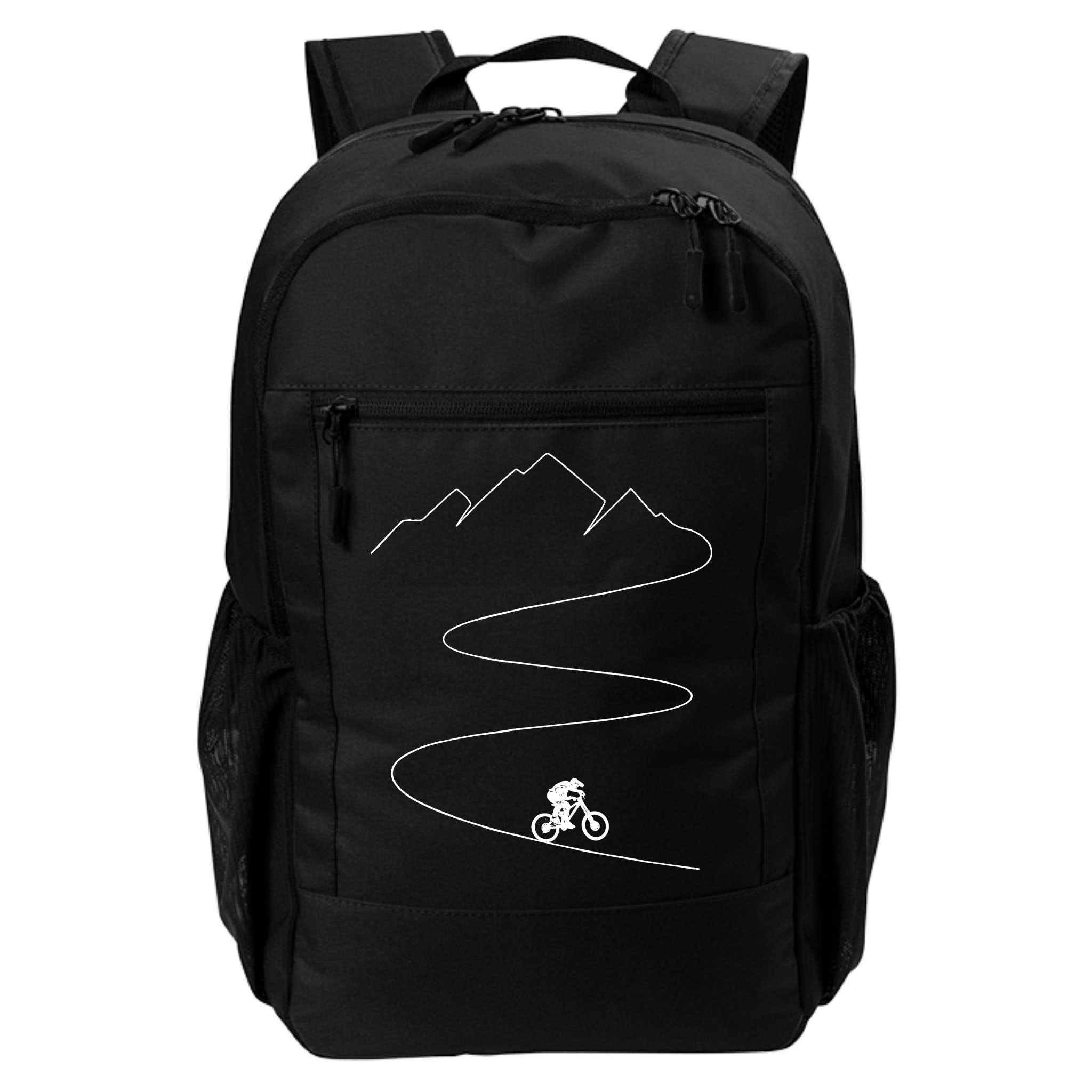 Mountain Biking Cyclist Rider Bicycle Single Track Riding Backpack