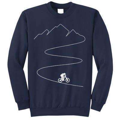 Mountain Biking Cyclist Rider Bicycle Single Track Riding Sweatshirt