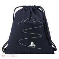Mountain Biking Cyclist Rider Bicycle Single Track Riding Drawstring Bag