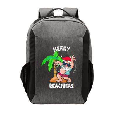 Merry Beach Christmas In July Funny Santa Xmas Pool Party Vector Backpack