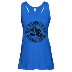 MurphyS Boxing Club Irish Surname Boxing Gift Ladies Essential Flowy Tank