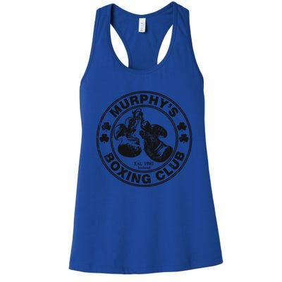 MurphyS Boxing Club Irish Surname Boxing Gift Women's Racerback Tank