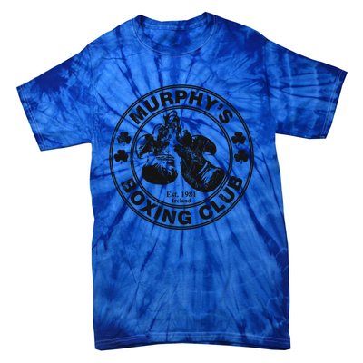 MurphyS Boxing Club Irish Surname Boxing Gift Tie-Dye T-Shirt