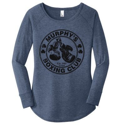 MurphyS Boxing Club Irish Surname Boxing Gift Women's Perfect Tri Tunic Long Sleeve Shirt