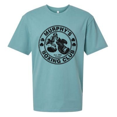 MurphyS Boxing Club Irish Surname Boxing Gift Sueded Cloud Jersey T-Shirt