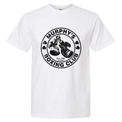 MurphyS Boxing Club Irish Surname Boxing Gift Garment-Dyed Heavyweight T-Shirt