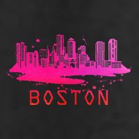 Modern Boston Cityscape Souvenir Boston Skyline Cool Comfort Performance Bucket Hat